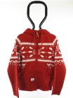Addict Alpine Hooded Knit - Red