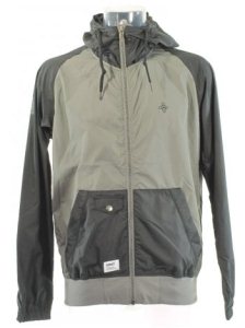 Addict Windcheater Jacket - Smoke/Black