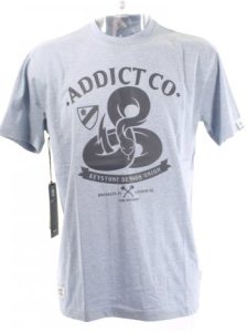 Addict X Kdu Core Division T-Shirt - Sky Blue