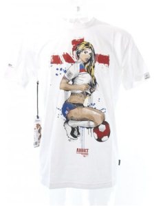 Addict X Mitch Eurogirl England T-Shirt - White