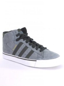 Adidas Campus Vulc Mid Shoes - Lead / Black