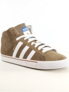 Adidas Campus Vulc Mid Shoes - Light Twine/White