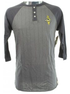 Altamont Bohemian 3/4 Henley Raglan - Charcoal