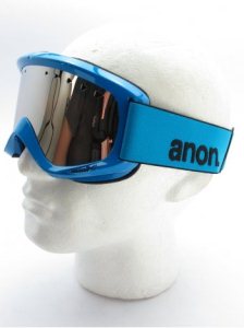 Anon Helix Goggles - Blue With Silver Amber Lens Plus Spare Lens