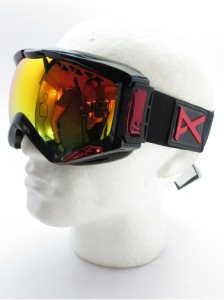 Anon Realm Goggles - Black Emblem With Red Solex Lens