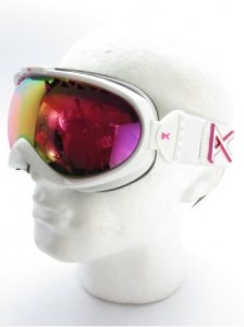 Anon Solace Goggles - White Emblem With Pink Sq Lens