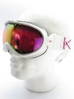 Anon Solace Goggles - White Emblem With Pink Sq Lens