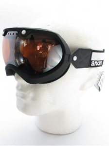 Anon Vintage Goggles - Black Emblem With Silver Amber Lens