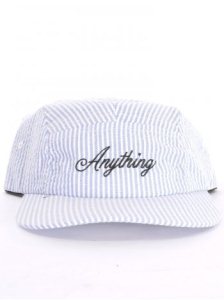 Anything Strip Camp 5 Panel Cap - Navy