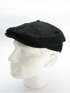 Brixton Brood Hat - Black Herringbone