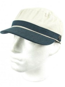 Brixton Busker Cap - Cream/Navy
