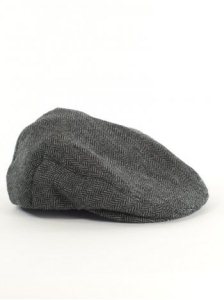 Brixton Hooligan Hat - Grey Herringbone