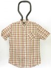 Brixton Howl Short Sleeve Shirt - Burgundy Plaid