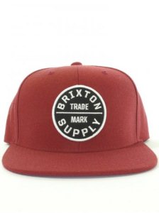 Brixton Oath 3 Snap Back Cap - Cardinal Red