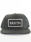 Brixton Rift Snap Back Cap - Black