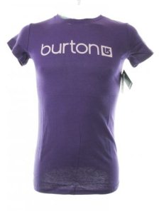 Burton Her Logo Womens T-Shirt - Rum Raisin