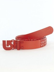 Burton Studded Belt - Cardinal