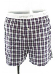 Carhartt Logo Boxer Shorts - Marlow Check