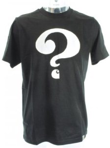 Carhartt Question T-Shirt - Black/White