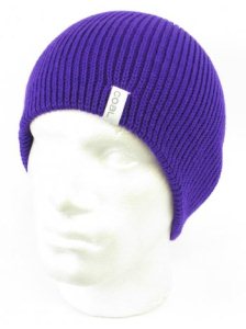 Coal Frena Solid Beanie - Purple