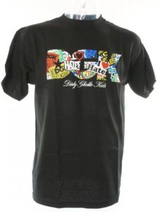 Dgk Logo Collage T-Shirt - Black