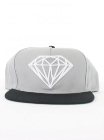 Diamond Brilliant Snap Back Cap – Grey/Black