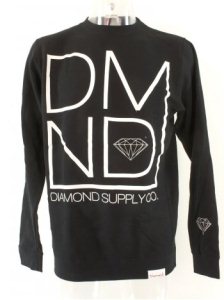 Diamond Dmnd Crew Sweater - Black