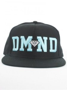 Diamond Dmnd Snap Back Cap - Black/Blue