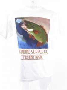 Diamond Fishing Association T-Shirt - White