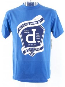 Diamond Un-Polo Emblem T-Shirt - Blue