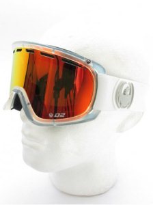 Dragon D2 Goggles - Liquid Clear With Red Ionized And Rose Lenses