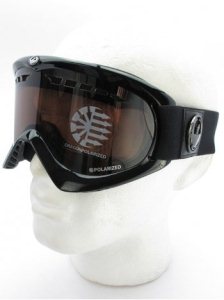 Dragon Dx Goggles - Jet Stealth With Jet Polarized And Amber Lenses