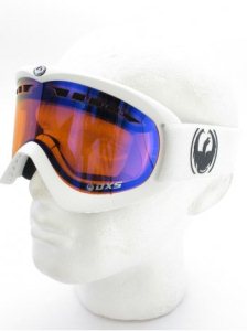 Dragon Dxs Goggles - Powder With Blue Ionized Lens