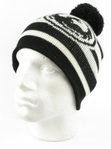 Dragon Riley Stripe Beanie - Black