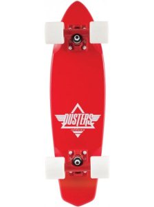 Dusters Ace Cruiser Complete Skateboards - Red/White