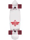 Dusters Ace Cruiser Complete Skateboards - White/Red