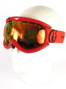 Electric Eg1s Goggles - Red With Bronze/Red Chrome Lens