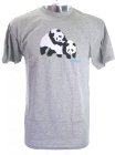Enjoi Piggyback Panda T-Shirt - Grey