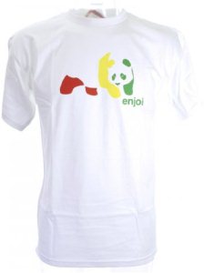 Enjoi Rasta Panda T-Shirt - White