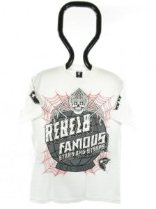 Famous Stars And Straps X Rebel 8 Big Takeover T-Shirt - White