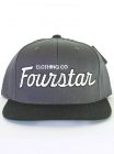 Fourstar Script Starter Snap Back Cap – Charcoal