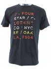 Fourstar Type Forward Premium T-Shirt - Black
