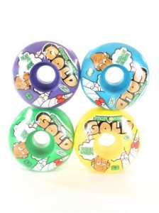 Gold Marcus Mcbride Weedheads Wheels - 52Mm