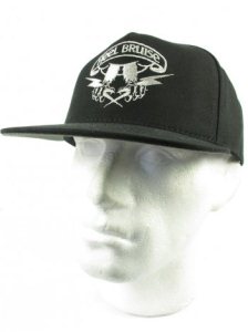 Heel Bruise Claw Embroidery Snap Back Cap - Black