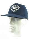 Heel Bruise Claw Embroidery Snap Back Cap - Navy