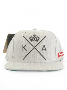 King Insignia Starter Snap Back Cap - Grey