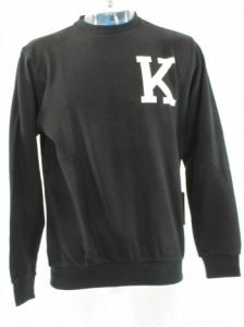 King K-Team Crew Sweater - Black