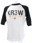 Kr3w Denim Co Baseball T-Shirt - White/Black