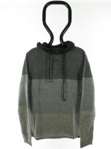 Kr3w Marshall Knitted Hoody - Grey