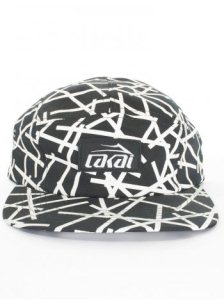 Lakai Fever 5 Panel Cap - Black Print